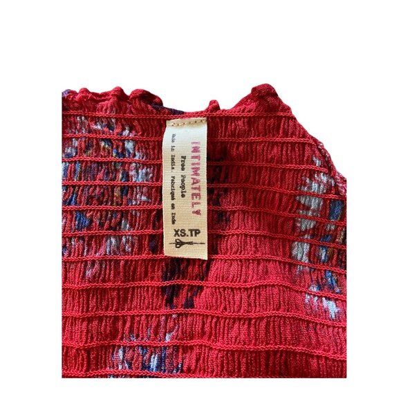 Free People Intimately Garden Party Maxi Dress Red Size XS - Picture 3 of 13